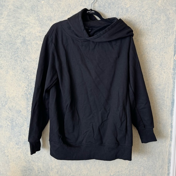 Essentials | Heavyweight Black Hoodie Sweatshirt - Picture 1 of 6